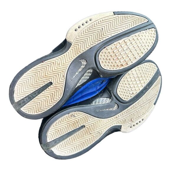 Nike Air Zoom‎ Huarache 2k4 Blue Athletic Sneakers Men's Basketball Shoes 8.5 - Picture 5 of 6